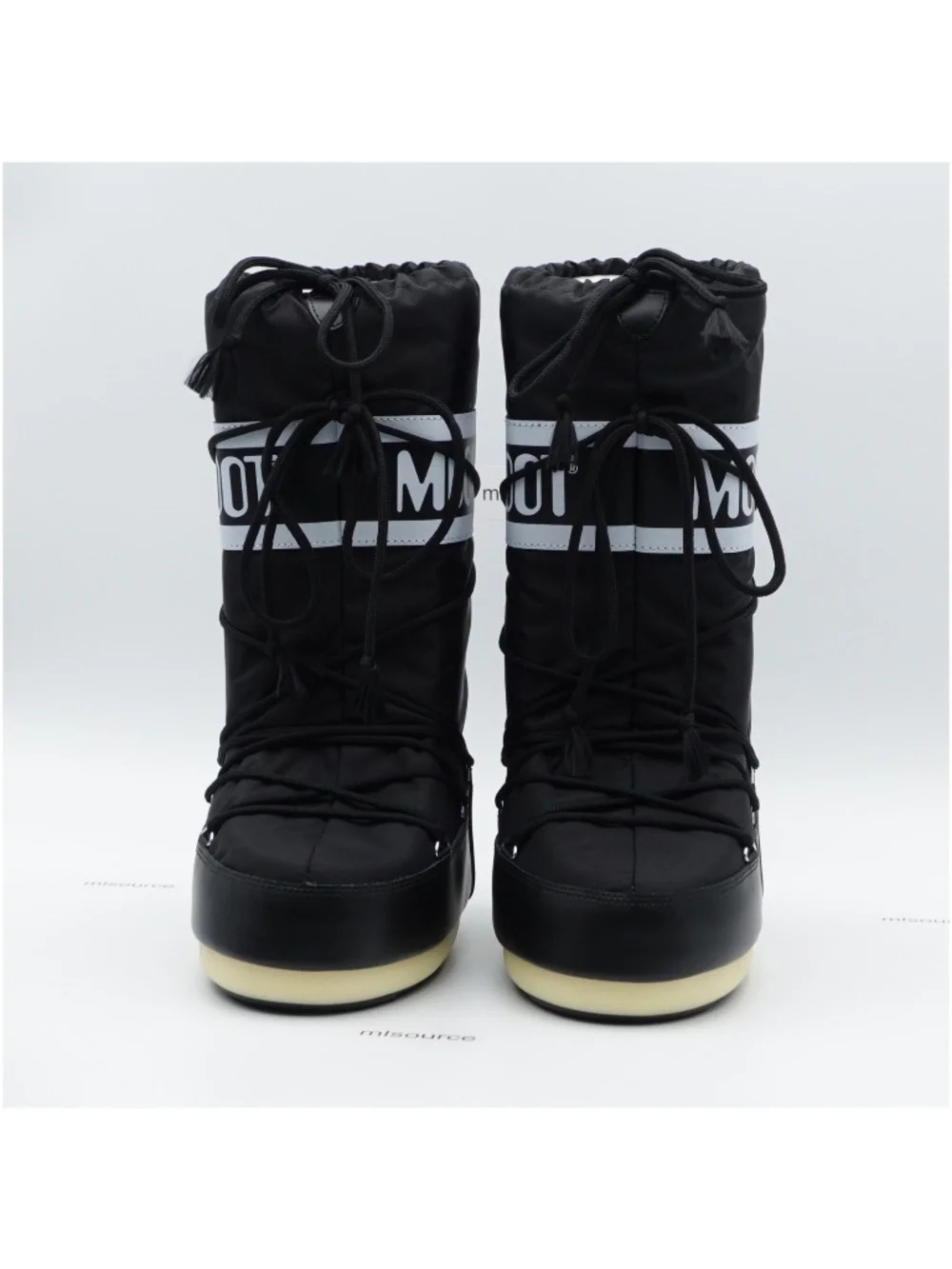 NEW Moon Boot Icon Low Nylon Winter Snow Boots Black